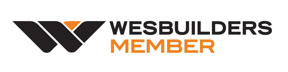 Wesbuilder member logo - white
